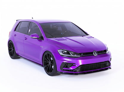 APEX DESIGN - Lama spoiler paraurti anteriore per Volkswagen Golf MK7.5 R - R-line (17-20)