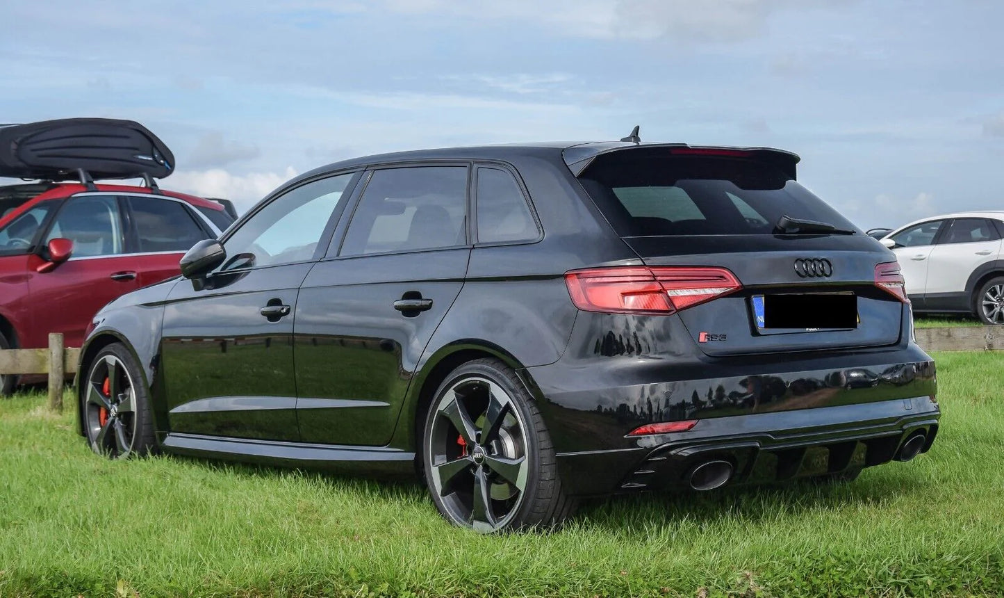 Diffusore Posteriore Doppia uscita per Audi A3 8V Sline S3(17-20)