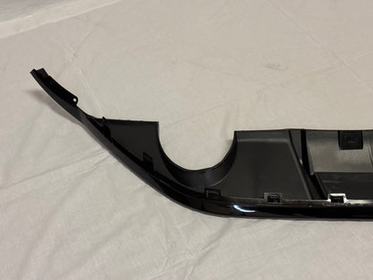 Diffusore Posteriore GTI Look Doppia uscita per VW Golf MK7 Nero lucido(13-16)