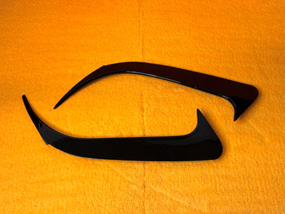Rear lip Paraurti Posteriore Per Mercedes Classe CLA C117 Nero lucido/Carbon look (13-18)