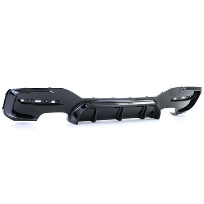 Diffusore Posteriore Stile M per Bmw Serie 1 F20 F21 Nero lucido (15-19)