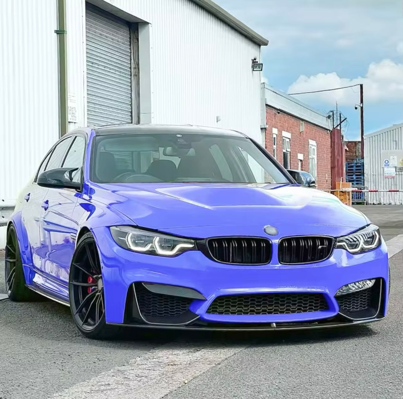 Lama Spoiler Paraurti Anteriore Per Bmw M3 F80 M4 F82 (14-20)