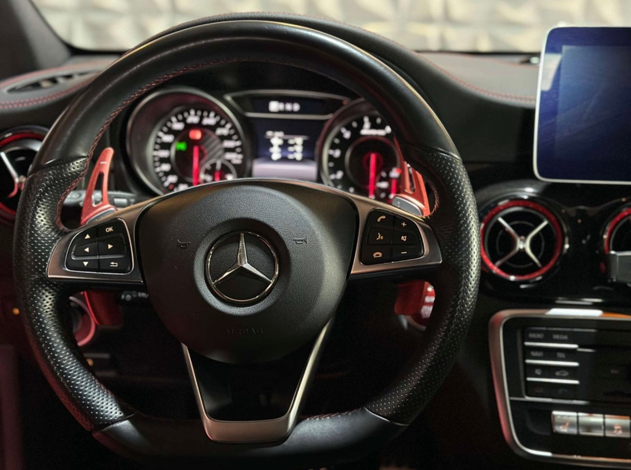 Paddle Volante Palette per Mercedes Classe A CLA C AMG (vari colori)