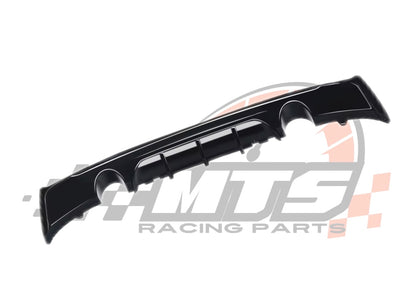 Diffusore Posteriore Stile M per Bmw Serie 2 F22 F23 Carbon look Nero lucido (14-19)