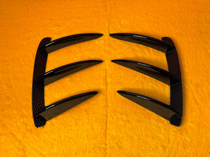 Rear lip Paraurti Posteriore Per Mercedes Classe A W176 Carbon look/Nero lucido (13-18)