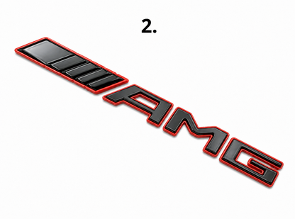Badge AMG Posteriore per Mercedes Classe A C CLA