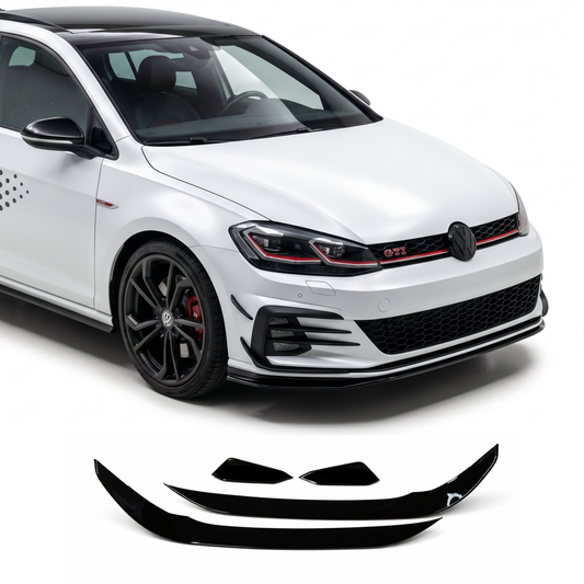Front lip anteriore per Volkswagen Golf MK7.5 GTI GTD R R-Line (17-20)