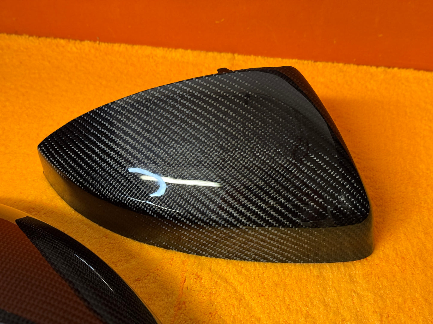 Coppia Calotte Specchio Retrovisore Real Carbon Fiber per Audi TT MK3(15-24)