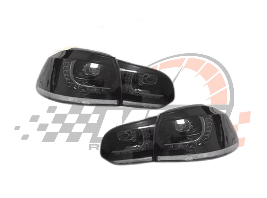 Coppia Fanali Posteriori Dinamici Full Led Fumè per Golf MK6