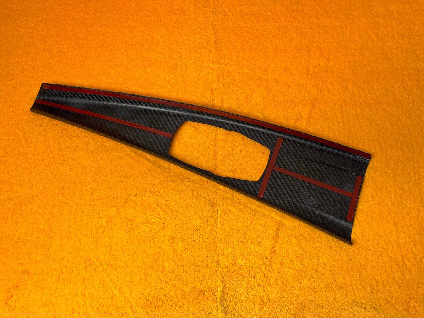 Copertura Console Centrale Real Carbon Fiber per Bmw serie 3 4