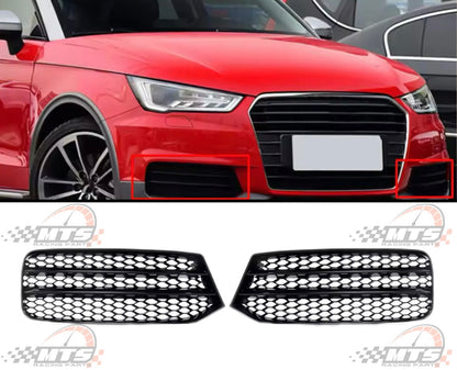 Griglia Paraurti Anteriore Fendinebbia per Audi A1 S1 Sline (15-18)