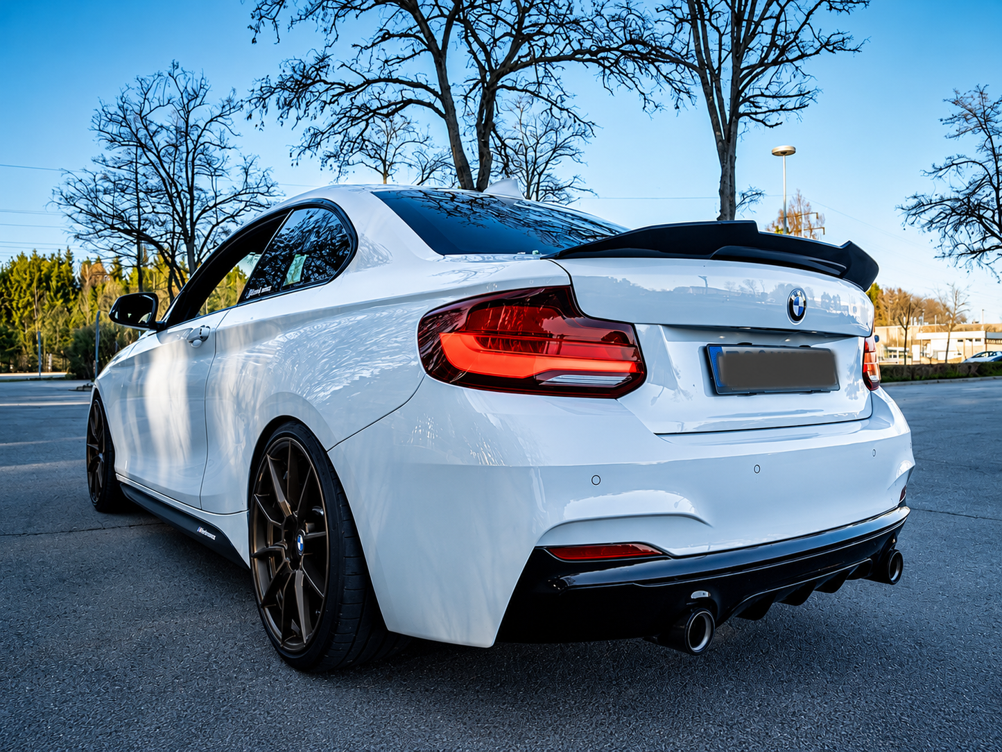 Spoiler posteriore per BMW Serie 2 F22 F23 F87 (13-22) con ABE