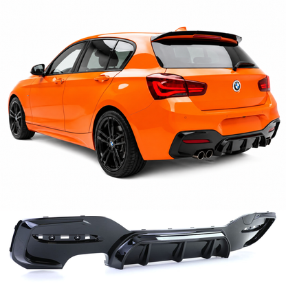 Diffusore Posteriore Singola Uscita Stile M per Bmw Serie 1 F20 F21