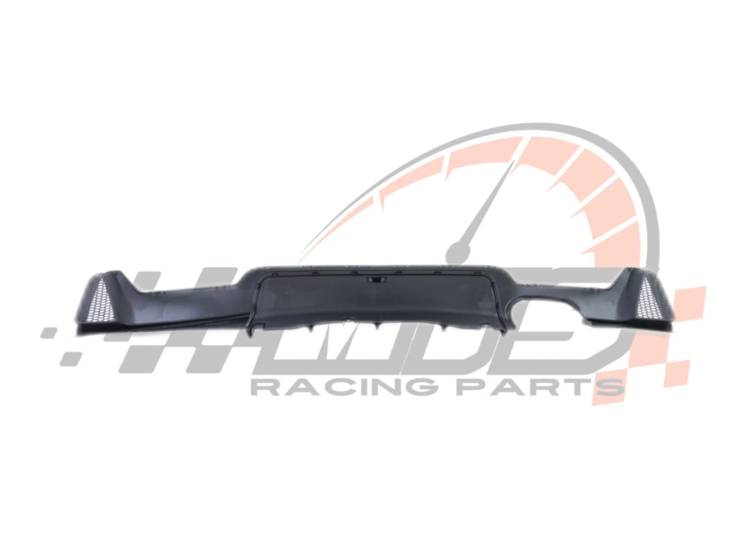 Diffusore Posteriore Stile M per Bmw Serie 4 F32 F33 F36 Nero lucido (13-20)