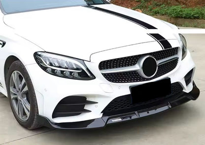 Lama Spoiler Paraurti Anteriore Per Mercedes Classe C W205 (18-21)
