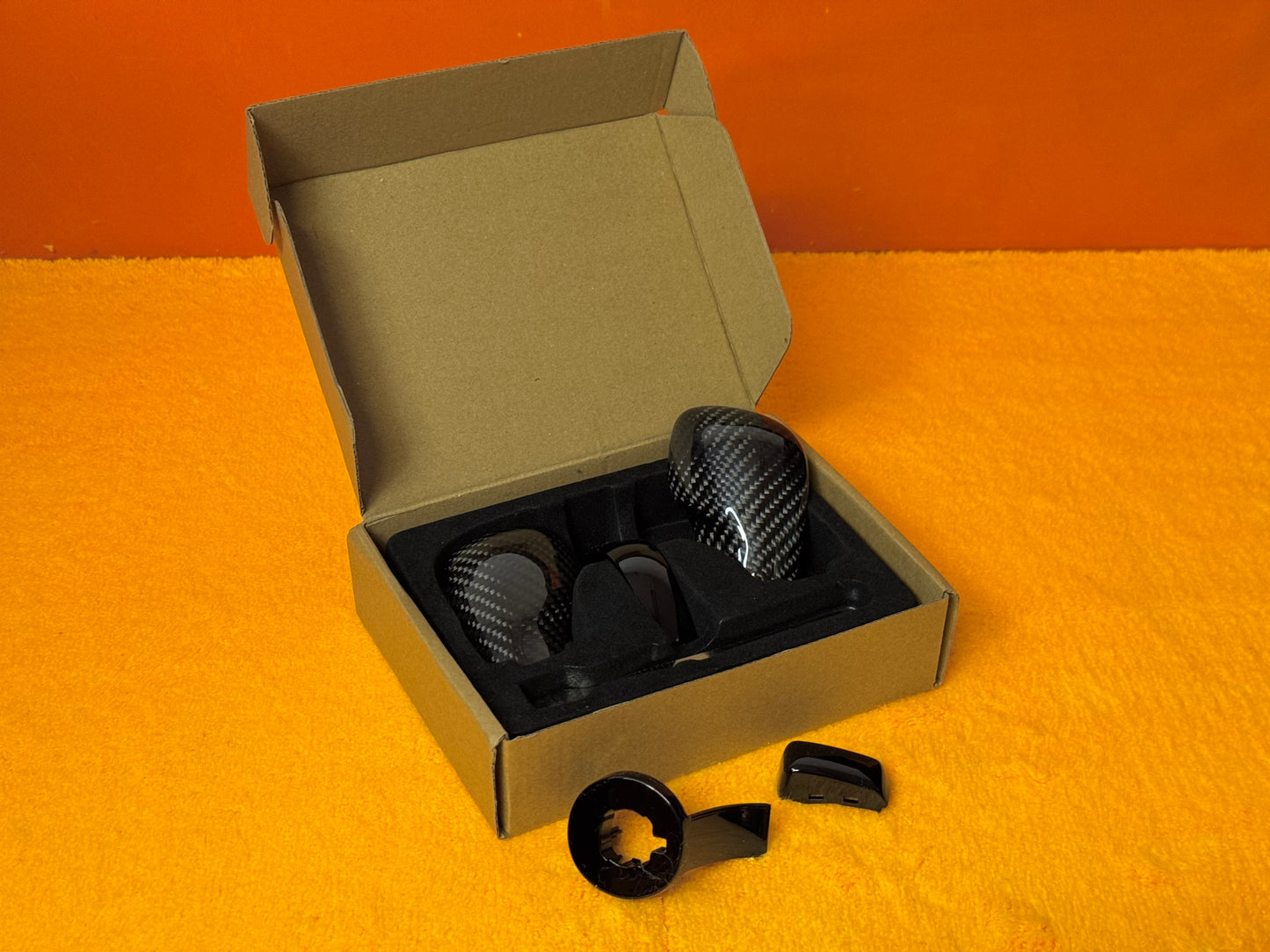 Pomello Cambio DSG Real Carbon Fiber per VW GOLF