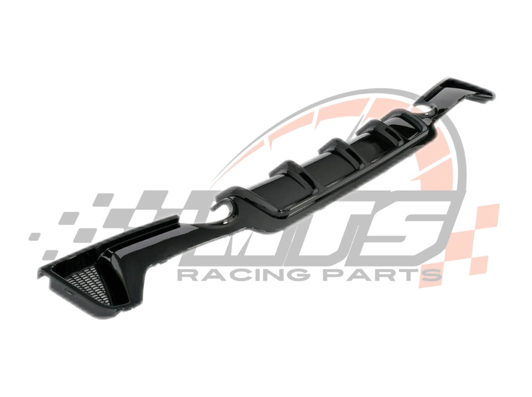 Diffusore Posteriore Stile M per Bmw Serie 4 F32 F33 F36 Carbon look/Nero lucido (13-20)