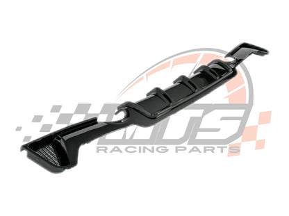 Diffusore Posteriore Stile M per Bmw Serie 4 F32 F33 F36 Carbon look/Nero lucido (13-20)