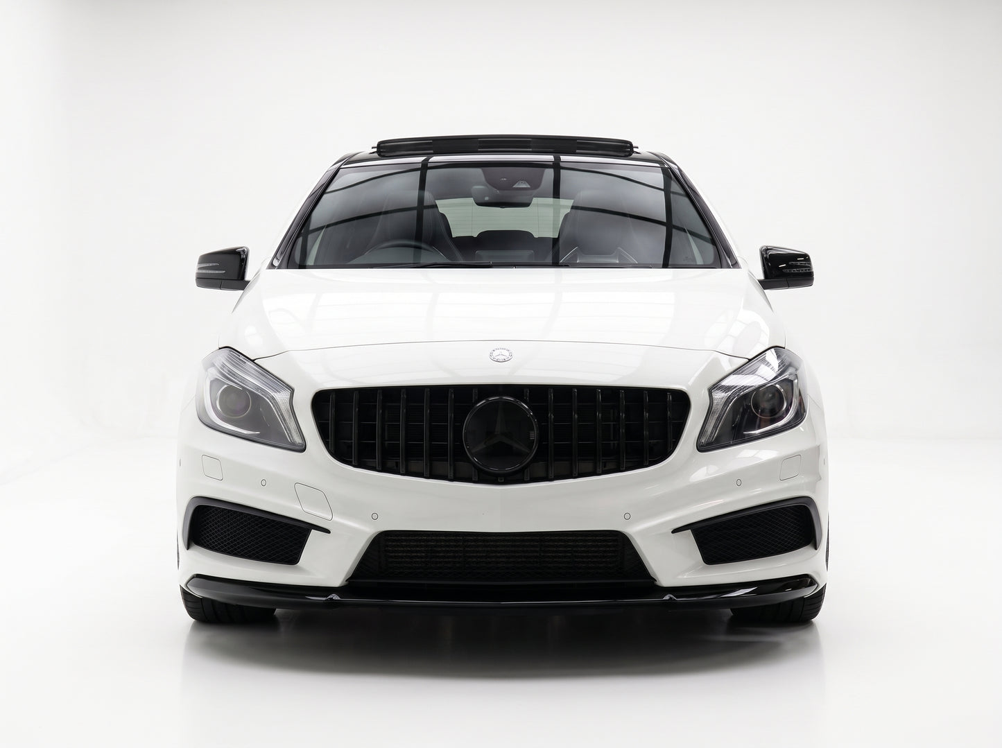 Griglia panamericana per Mercedes Classe A W176 Nero Lucido (prefacelift/facelift)