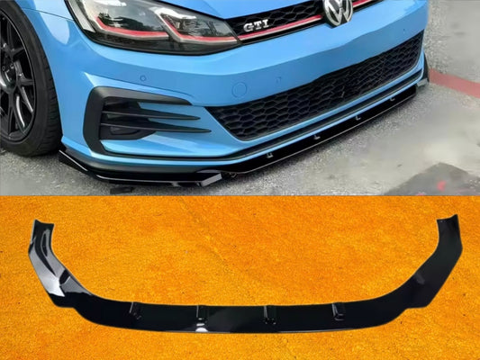 Lama Spoiler Paraurti Anteriore Per Golf 7 - 7.5 GTI GTD R R-Line