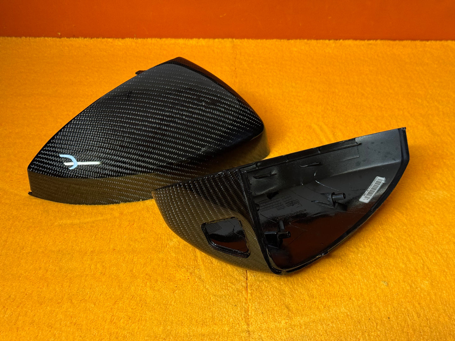 Coppia Calotte Specchio Retrovisore Real Carbon Fiber per Audi TT MK3(15-24)