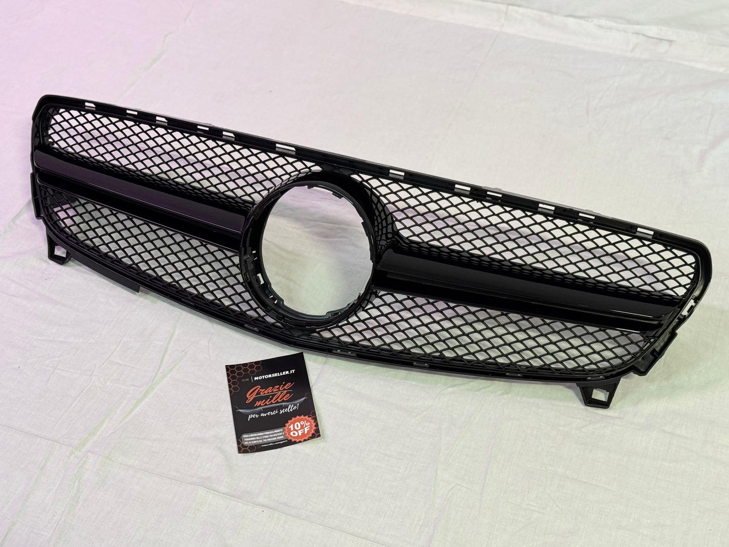Griglia Panamericana Mercedes Classe A W176 Nero Lucido