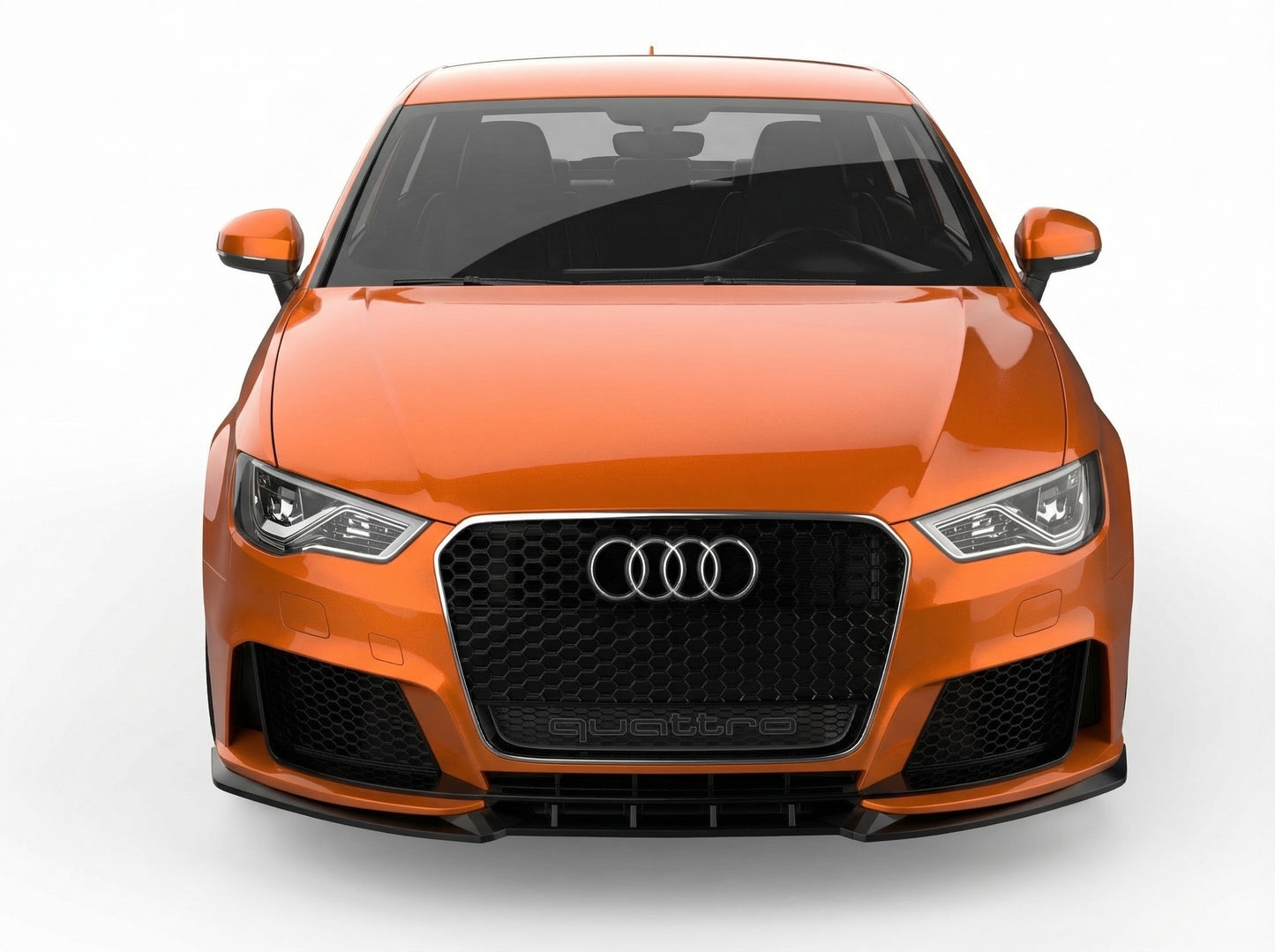 Lama spoiler anteriore Apex Design per Audi RS3 8V Sportback (2015–2016)