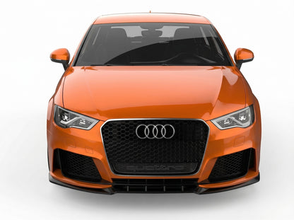 Lama spoiler anteriore Apex Design per Audi RS3 8V Sportback (2015–2016)