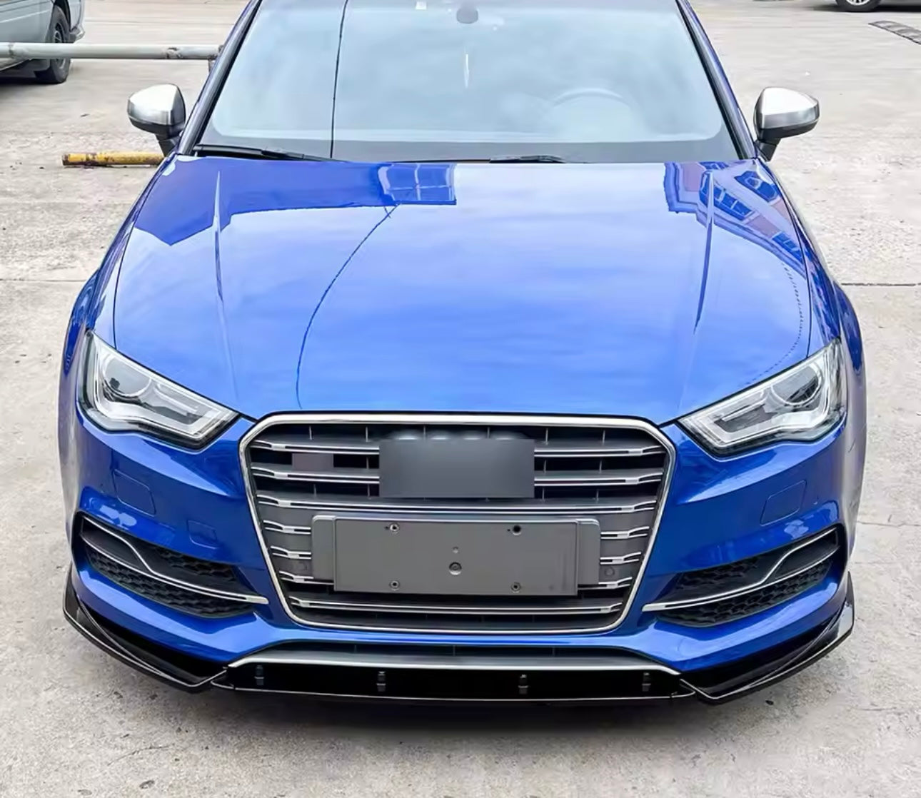 Lama Spoiler Paraurti Anteriore Per Audi A3 S3 S-line 8V (13-16)