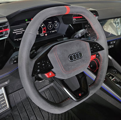 Cover Airbag Personalizzata Audi A3 8.5Y / A5 B10 / A6 C9 – Pelle / Alcantara (Configuralo)