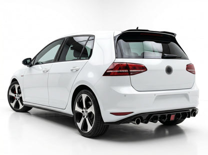 Diffusore Posteriore TCR Look con Stop a led per Volkswagen Golf MK7 GTI GTD R (12-16)