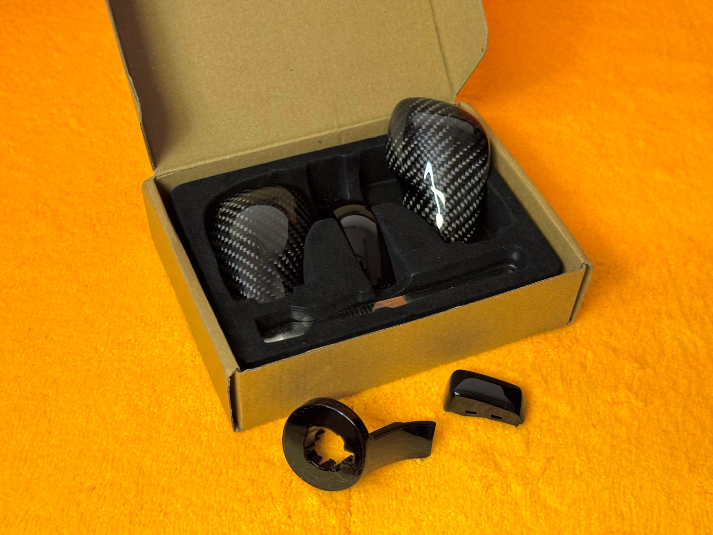 Pomello Cambio DSG Real Carbon Fiber per VW GOLF