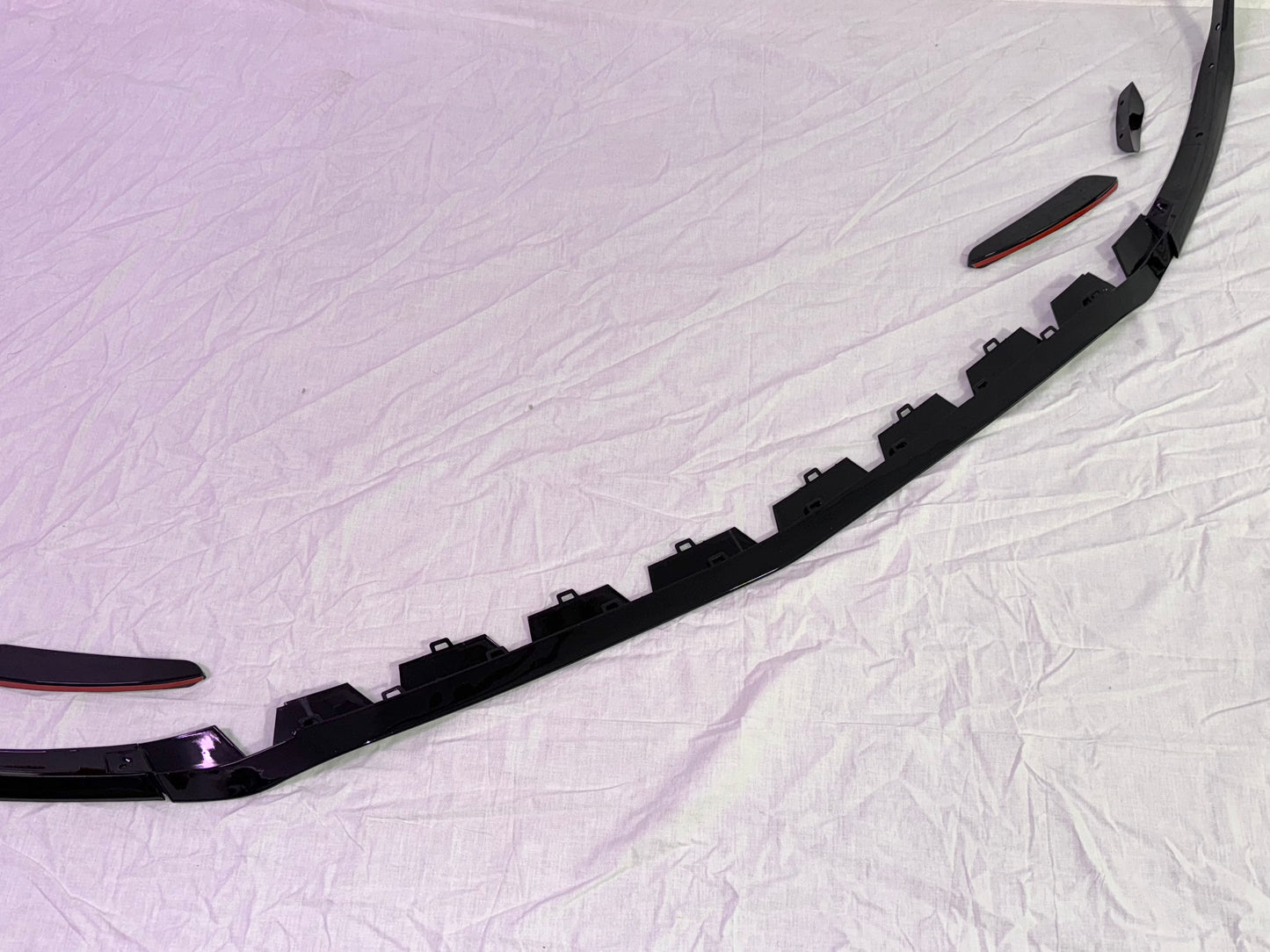 Front lip Paraurti Anteriore Per Mercedes Classe A W177 Nero lucido (18-23)