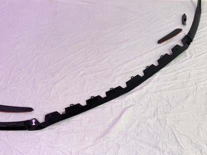 Front lip Paraurti Anteriore Per Mercedes Classe A W177 Nero lucido (18-23)