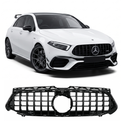Griglia Panamericana per Mercedes Classe A W177 Restyling Nero Lucido (2023+)