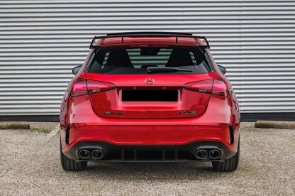 Diffusore Posteriore Stile A45 AMG per Mercedes Classe A W177 (nero lucido)