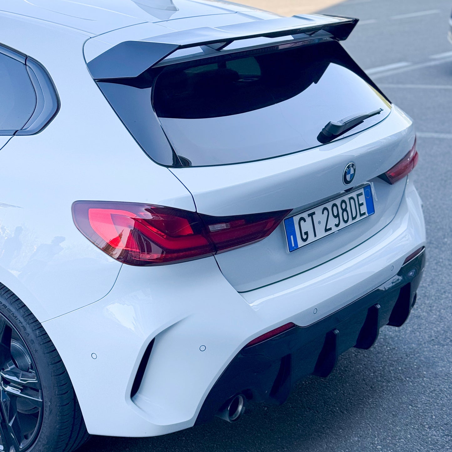Diffusore Posteriore Stile M per Bmw Serie 1 F40 Nero lucido (20-24)