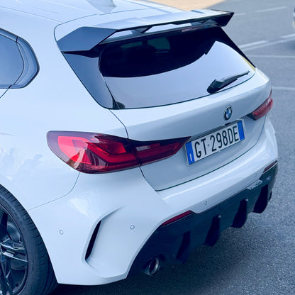 Diffusore Posteriore Stile M per Bmw Serie 1 F40 Nero lucido (20-24)