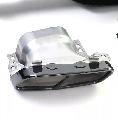 Diffusore Posteriore Stile AMG per Mercedes Classe A W176 (nero lucido)