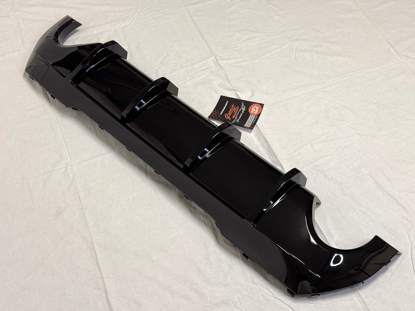 Diffusore Posteriore Stile M per Bmw Serie 1 F40 Nero lucido (20-24)
