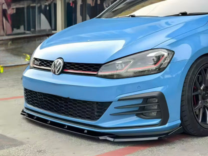 Lama Spoiler Paraurti Anteriore Per Golf 7 - 7.5 GTI GTD R R-Line