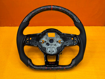 Volante Volkswagen Carbon Forged Personalizzato per Golf - Polo - Scirocco (configuralo)