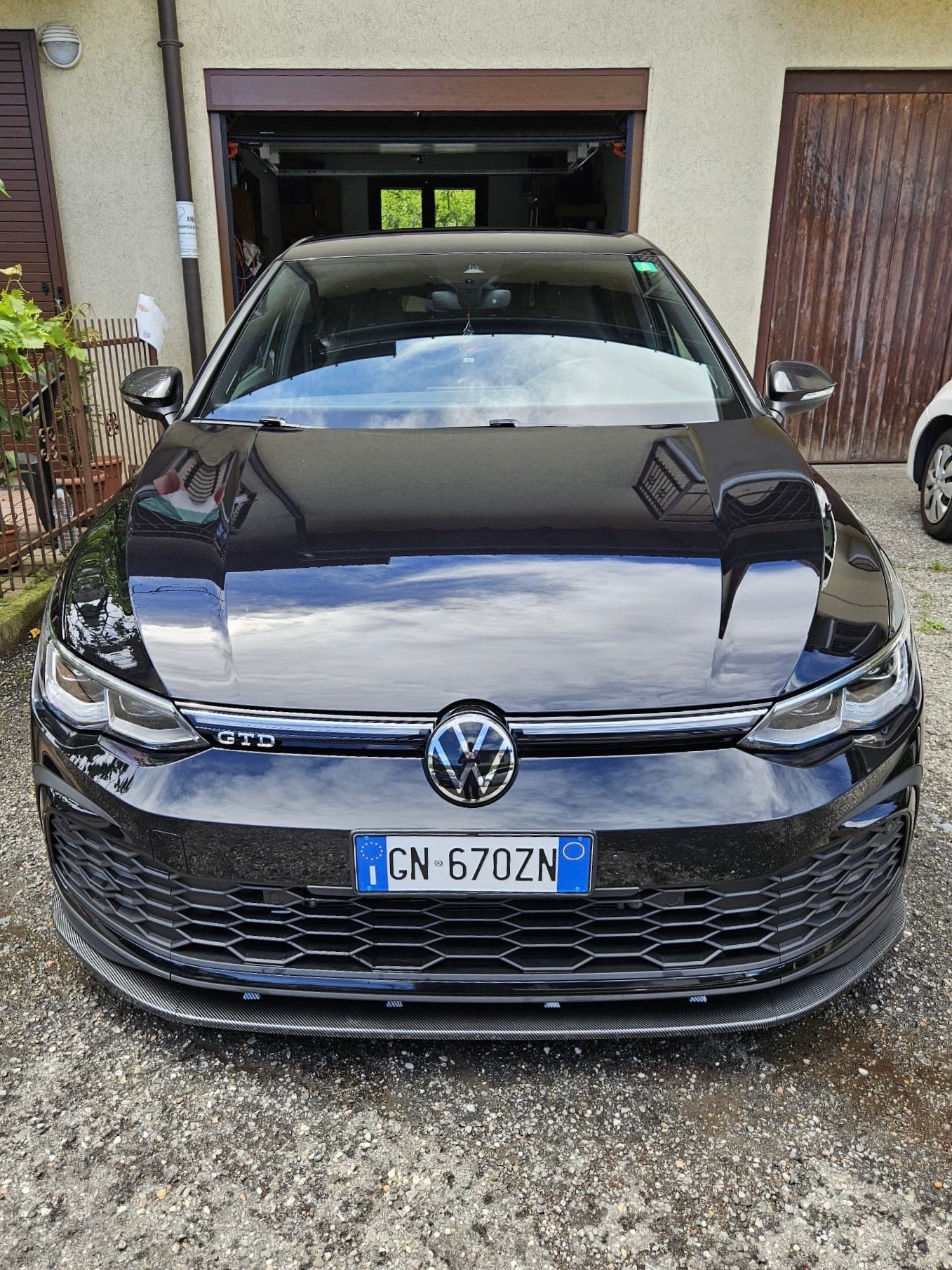 Lama Spoiler Paraurti Anteriore Per Golf Mk8 8 GTI GTD R R-Line