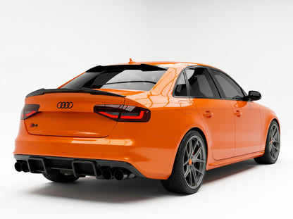 Spoiler tetto posteriore per AUDI A4 S4 RS4 B8 Sedan(09-16)