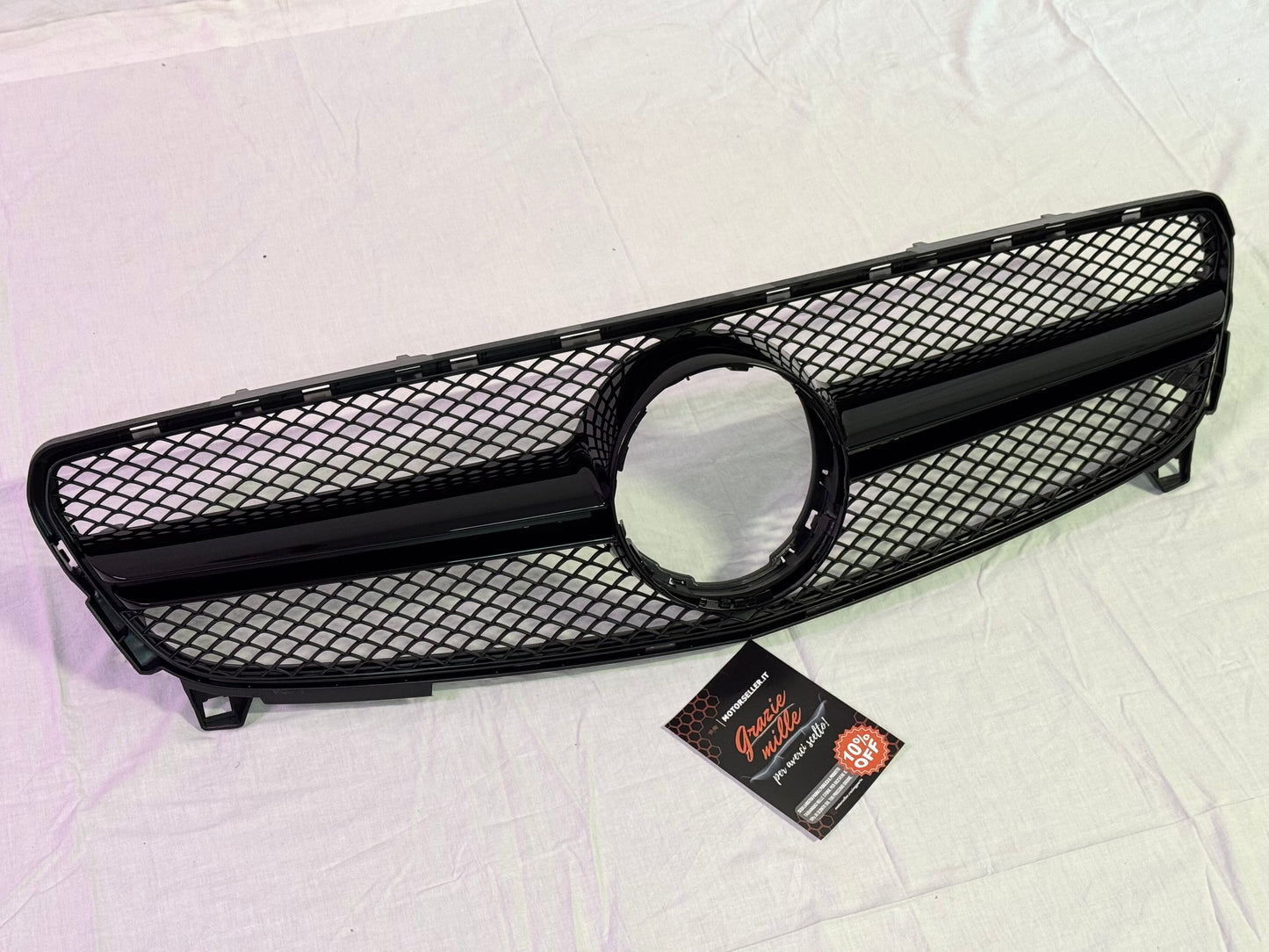 Griglia Panamericana Mercedes Classe A W176 Nero Lucido