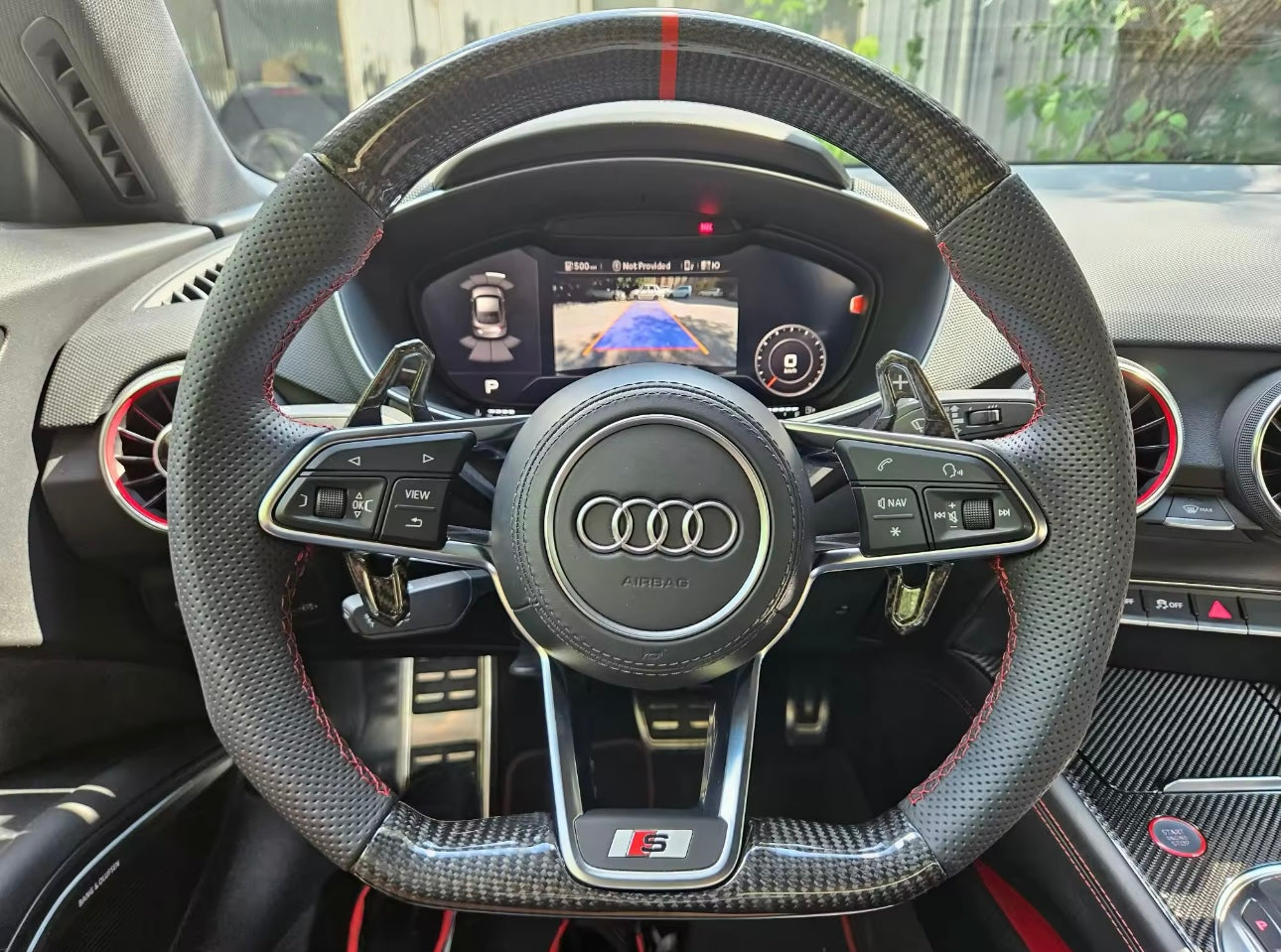 Paddle Urus Volante Real Carbon Fiber Palette per Audi A3 A4 A5 A6 TT Q3 Q5