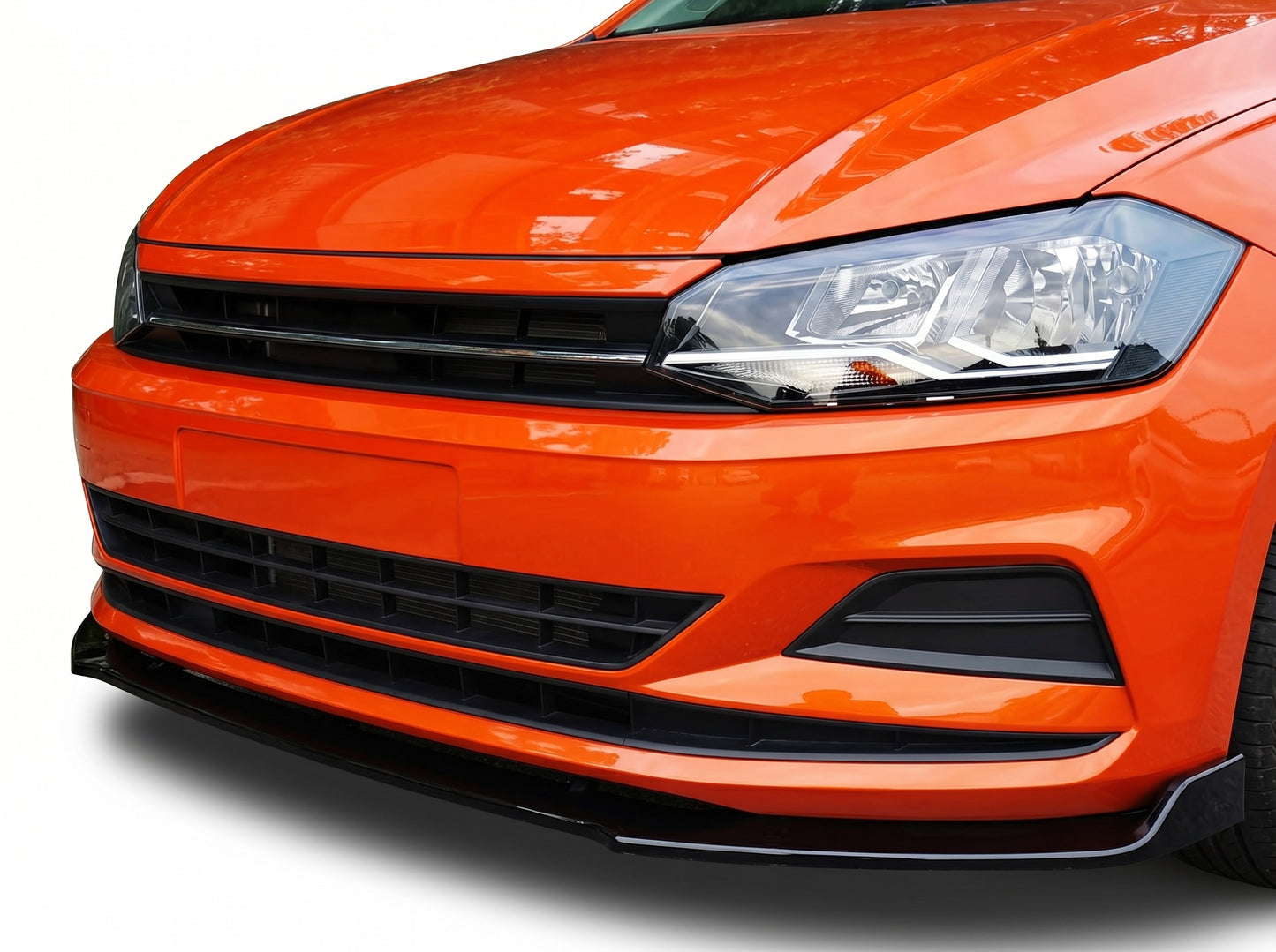 Lama spoiler paraurti anteriore per Volkswagen Polo MK6 AW (2017+)