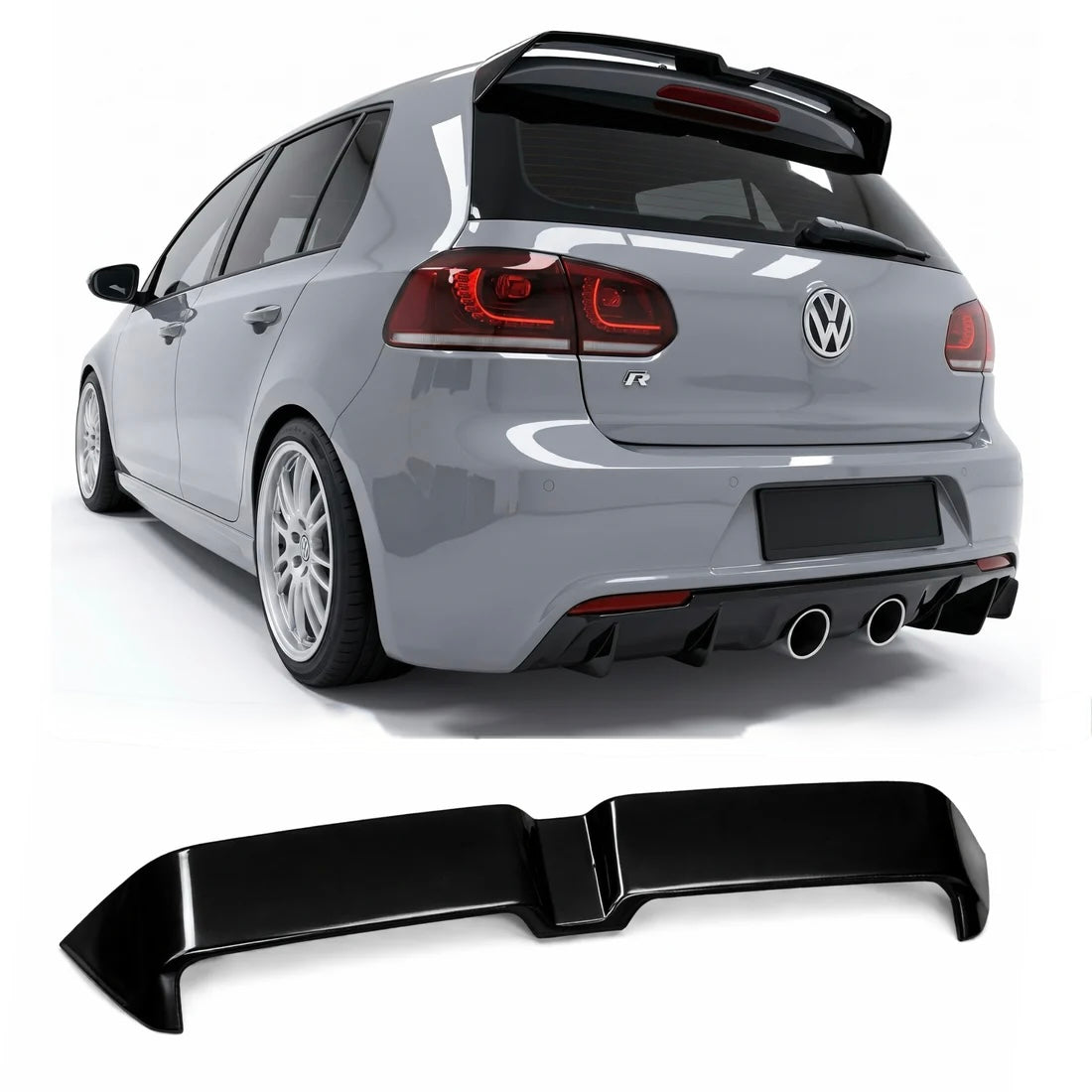 Spoiler tetto posteriore per Volkswagen Golf MK6 STANDARD GTI GTD R20 (08-13)