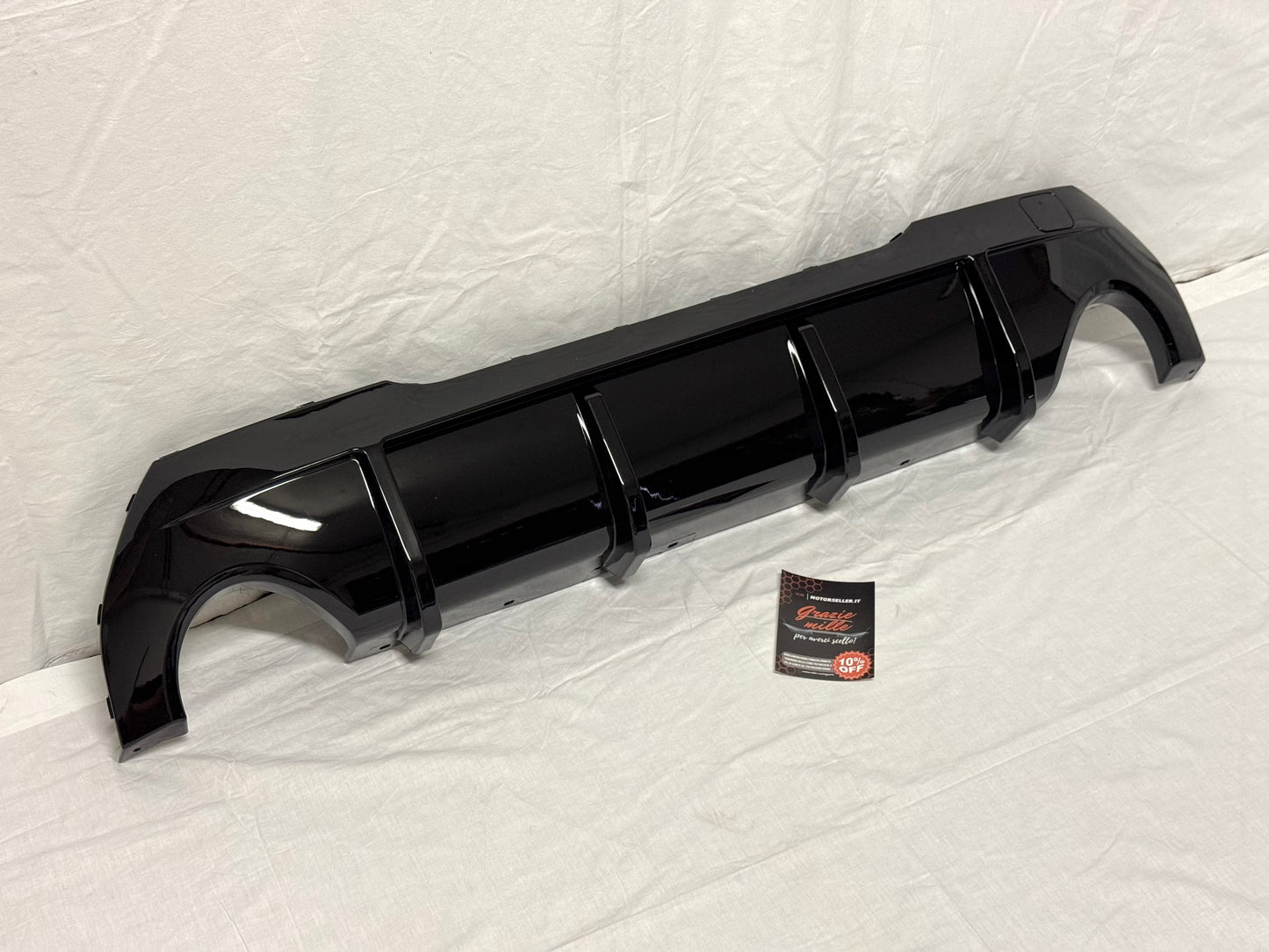 Diffusore Posteriore Stile M per Bmw Serie 1 F40 Nero lucido (20-24)