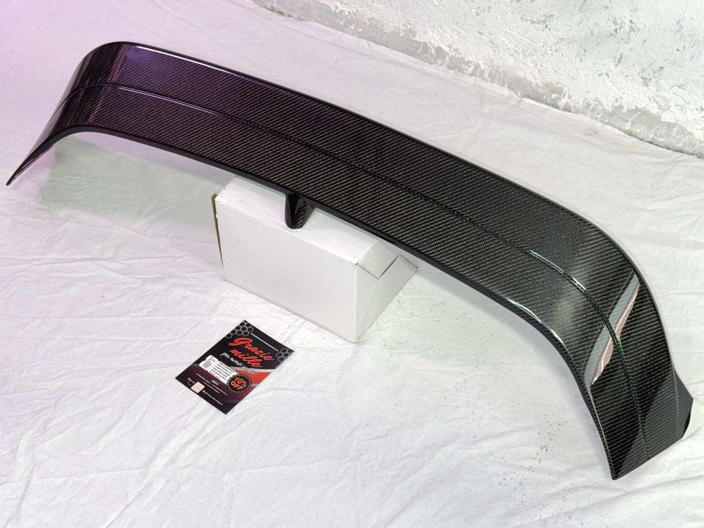 Spoiler Clubsport Posteriore Real Carbon Fiber per VW Golf MK8